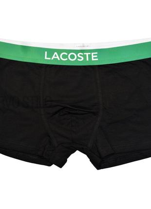 Чоловічі труси lacoste, матеріал бавовна, колір чорний, в наявності різні розміри