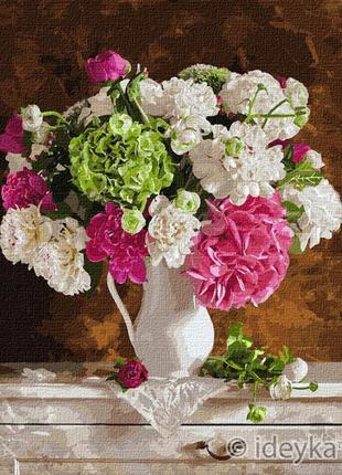 Картина по номерам ніжність в букеті ідейка 40 х 50 кно2953