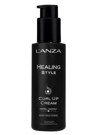 Крем для пружності локонів l'anza healing style curl up cream