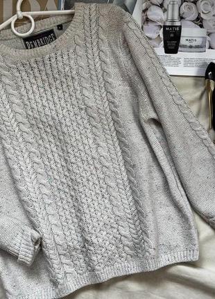 Ніжний светр косичка від new look