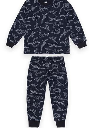 Детская пижама для мальчика gabbi pgm-22-2-8 (13334) синий 98