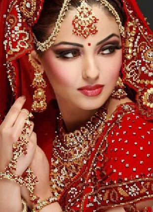 Схема для вишивання бісером магія бісеру к-3 016 індійська красуня розмір 30 * 40 см