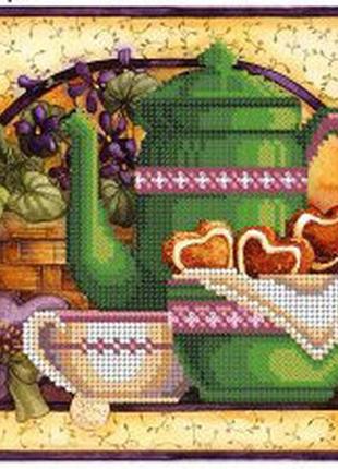 Схема для вишивання бісером магія бісеру к-4 067 кава розмір 24 * 18 см