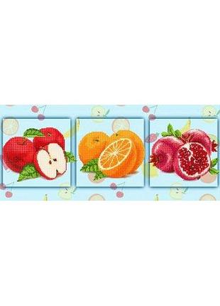 Схема для вышивания бисером  svitart  fv-311 натюрморт фрукты 24х55 см