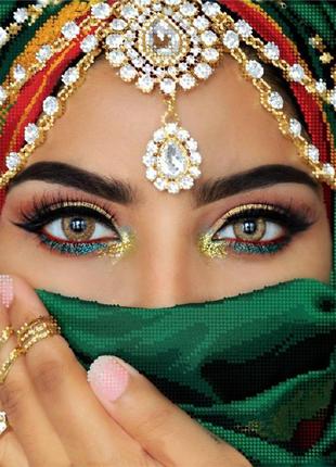 Схема для вишивання бісером магія бісеру к-3 029 східна принцеса розмір 29 х 29 см