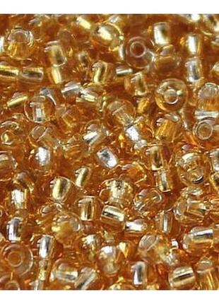 Чеський бісер preciosa № 10/0 17705 (блискучий золото люкс люстровий) / 10 г