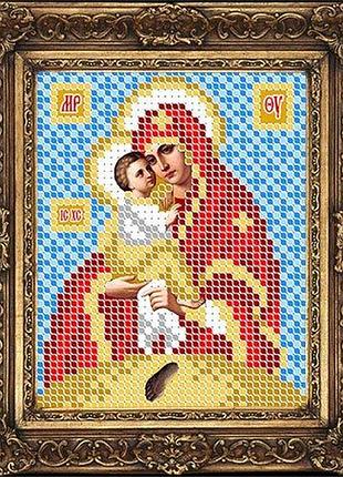 Схема для вишивання бісером фурор рукоділля іб6-87 почаївська пресвята богородиця розмір 8 * 10 см