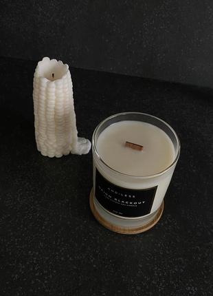 Соєва свічка "кукурудза", свічка з натурального рослинного воску, веган