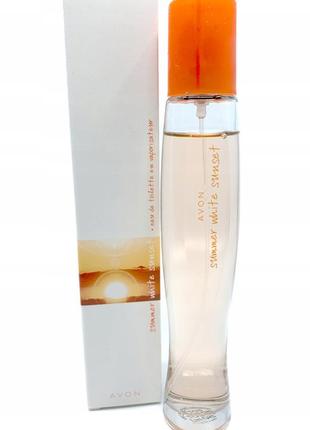 Туалетна вода summer white sunset avon (духи самер вайт сансет) 50 мл