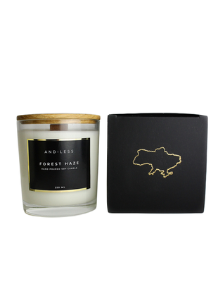 Ароматична свічка в склянці "лісова димка" - andless forest haze aroma soy candle