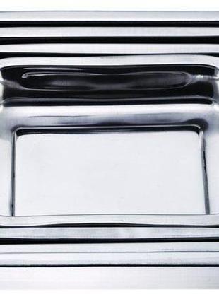 Деко"краун"нержавіючий прямокутний (набір 4 шт)