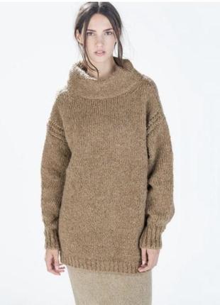 Zara свитер альпака шерсть