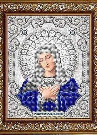 Жс-5020 пб умиление в жемчуге, набор для вышивки бисером