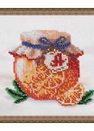 Т-0585 апельсиновий джем, набор для вышивки бисером