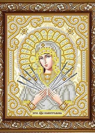 Жс-5012 пб семистрельная в жемчуге, набор для вышивки бисером