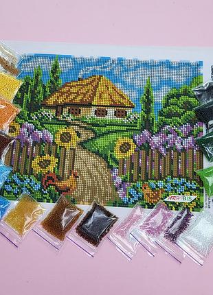 А4н_547 домик, набор для вышивки бисером