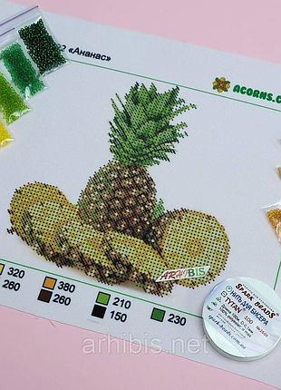 А5-д-122 ананас, набор для вышивки бисером