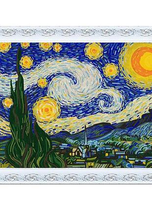 Ник-8499 ваг гог "звездная ночь", набір для вишивання бісером