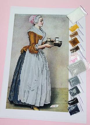 355 шоколадница, набор для вышивки бисером