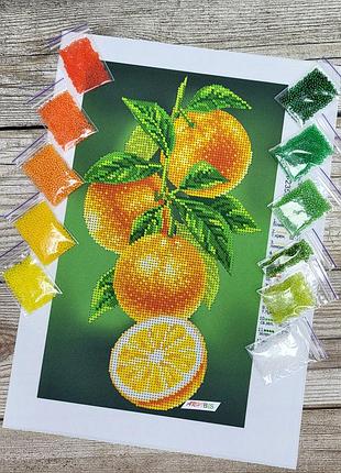 2359 апельсин, набор для вышивки бисером