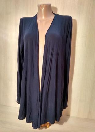 Кардиган накидка кофта длинная