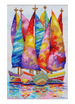 Т-1263  під вітрилами мрій, набір для вишивання бісером