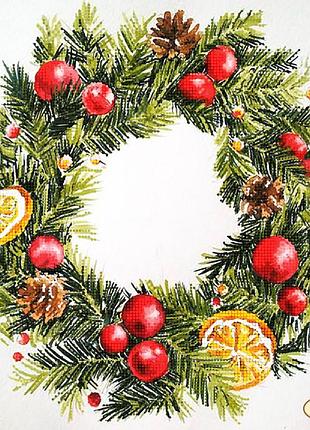 Та-440 венок с лимонами, набор для вышивки бисером