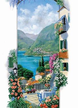 Та-403 итальянский пейзажи сицилия, набор для вышивки бисером