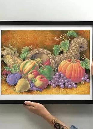 Зпн-028 ріг достатку, набор для вышивки бисером