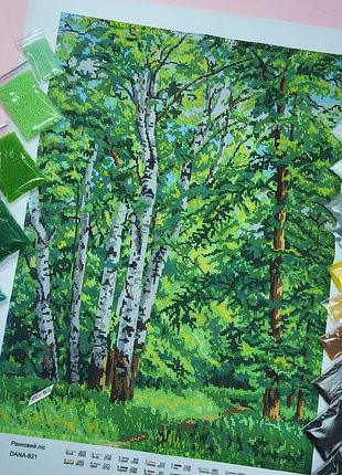 821  ранковий ліс, набір для вишивання бісером