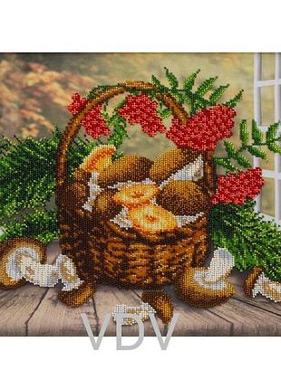 Т-1301 дары леса, набор для вышивки бисером