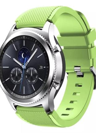 Ремешок 22mm на часы samsung салатовый