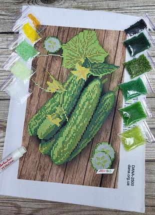 2500 огурчики, набор для вышивки бисером