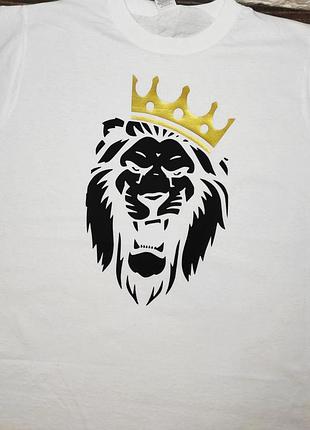 Футболка "лев корона"