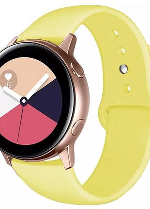 Силиконовый ремешок на часы samsung active 2 (20 мм)
