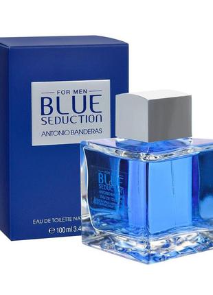 Чоловічі духи antonio banderas blue seduction 100 ml чоловічий парфум антоніо бандерас блю седакшн