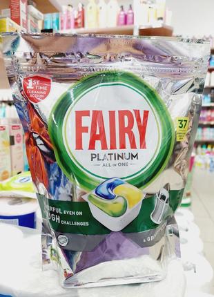 Таблетки для посудомоечной машины fairy фейрі платинум (37)1 фото