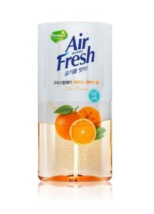 Рідкий освіжувач повітря air fresh water crystal citrus orange 400мл