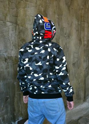 Zip худи bape5 фото