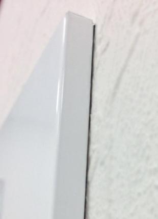 Доска магнитно-маркерная 100х75 см тонкая безрамная tetris. белая офисная доска для маркеров9 фото