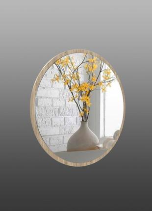 Зеркало круглое настенное 800 мм. зеркала для прихожей, гостиной, ванной комнаты, дома3 фото