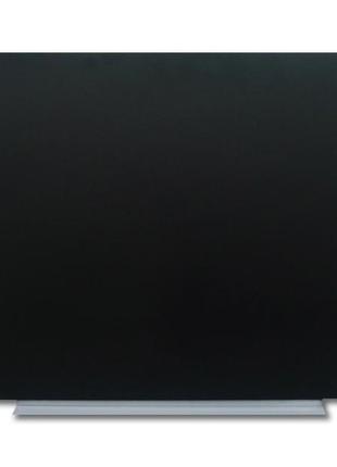 Доска меловая магнитная тонкая 100х150 безрамная tetris. черная грифельная магнитная доска для мела1 фото
