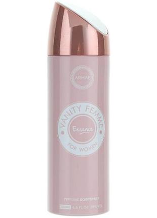 Дезодорант женский armaf vanity essence, 200 мл