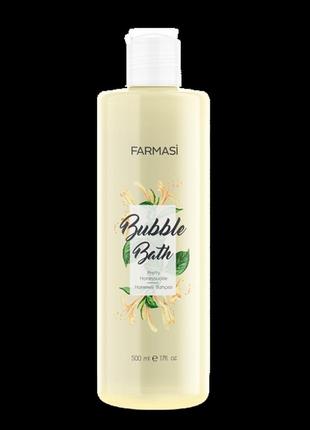 Гель для душу і піна для ванни 2 в1 "квітковий мед" bubble bath farmasi 500 мл