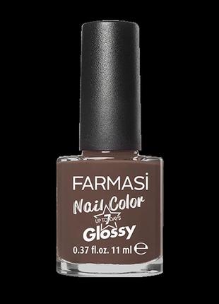 Лак для ногтей 13 какао glossy farmasi