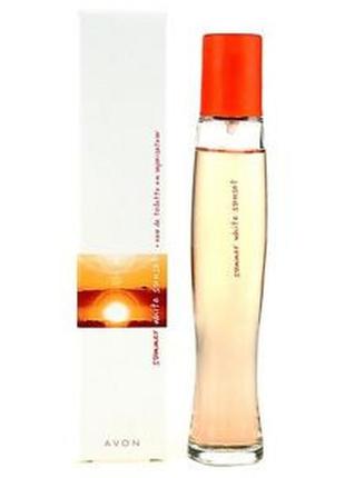 Туалетная вода summer white sunset avon 50 мл