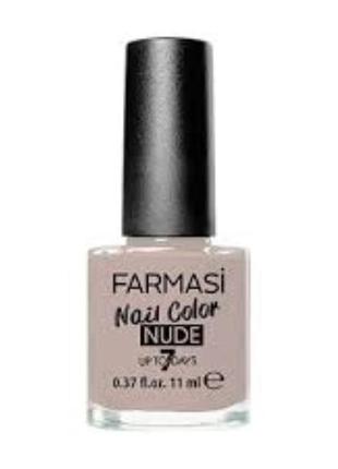 Лак для ногтей с нюдовим покрытием 14 морозный nude farmasi