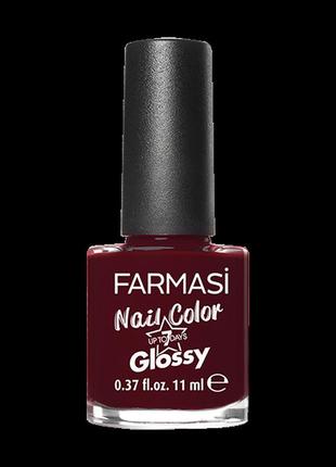 Лак для ногтей  08 насыщенный красный glossy farmasi