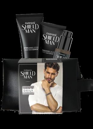 Подарочный набор для мужчин в косметичке для лица shield man farmasi 1000427