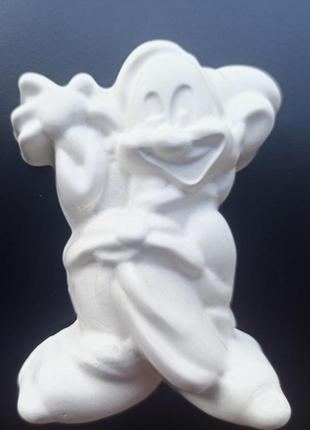 Набор фигурок из гипса "белоснежка и семь гномов от disney" гипсовые фигурки для раскрашивания,статуэтки декор